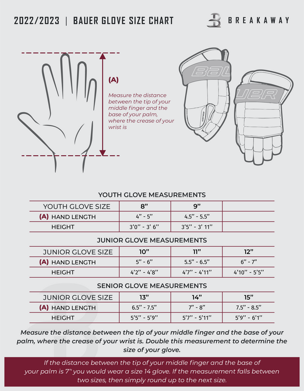 Biggby Coffee Bauer Team Vapor Elite Logo Glove