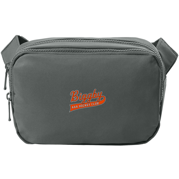 Biggby Coffee AAA Matte Dual-Compartment Crossbody