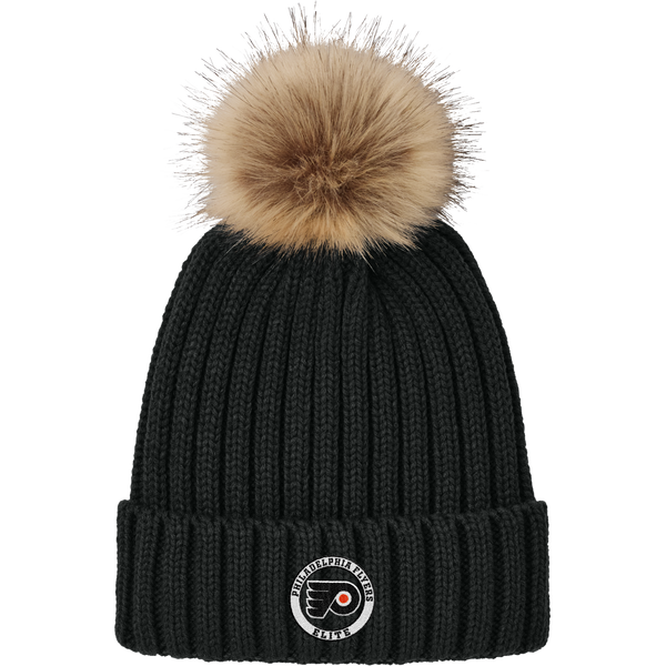 Philadelphia Flyers Elite Faux Fur Pom Beanie
