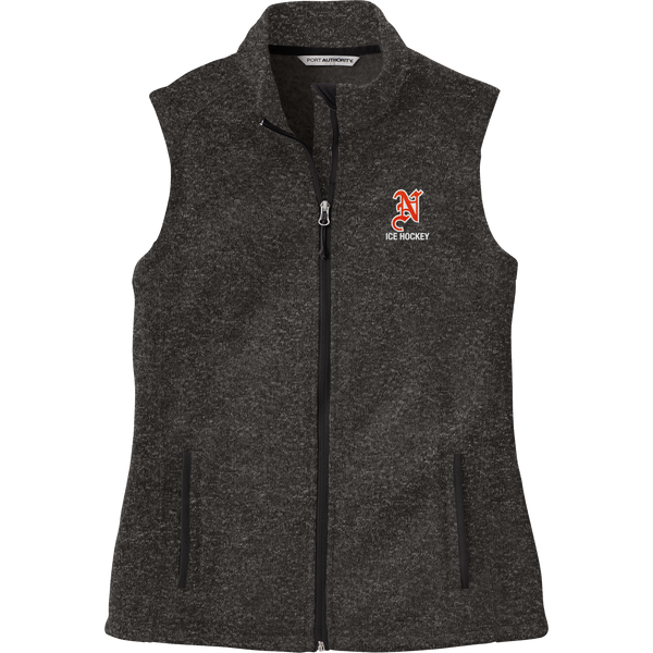 Midd North Hockey Ladies Sweater Fleece Vest