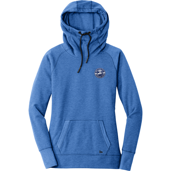 NYC Hockey Club New Era Ladies Tri-Blend Fleece Pullover Hoodie