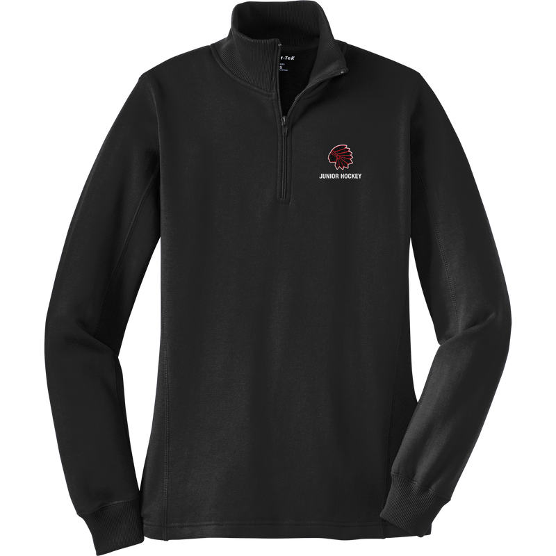 Mercer Junior Hockey Ladies 1/4-Zip Sweatshirt
