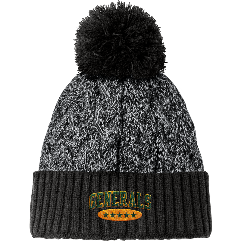 Red Bank Generals New Era Marled Knit Pom Beanie