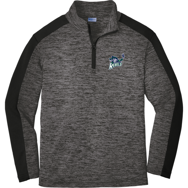 Kensington Valley Rebels Youth PosiCharge Electric Heather Colorblock 1/4-Zip Pullover